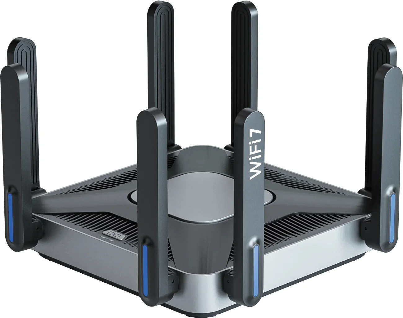 Roteador Wi-Fi com antenas 5dbi, extensor sem fio, banda tripla, BE19000 Mesh