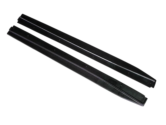 

Carbon Fiber F430 GTO Style Side Skirt Extension Glossy Finish Fibre Door Step Panel Racing Auto Body Kit Trim Car Accessories