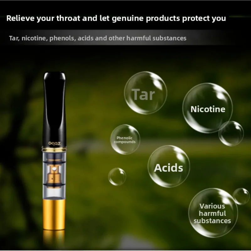 Zobo 4PCS Set Circulation Cigarette Mouthpiece High Efficiency Tar Filtration Smoking filter For 8mm Washable Men Smoking Tools