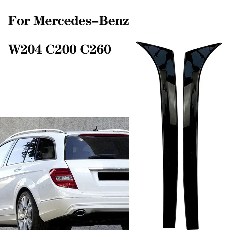 

For Mercedes Benz C-Class W204 wagon C200 C260 car rear window luggage compartment side wing spoiler modification 2017-2014