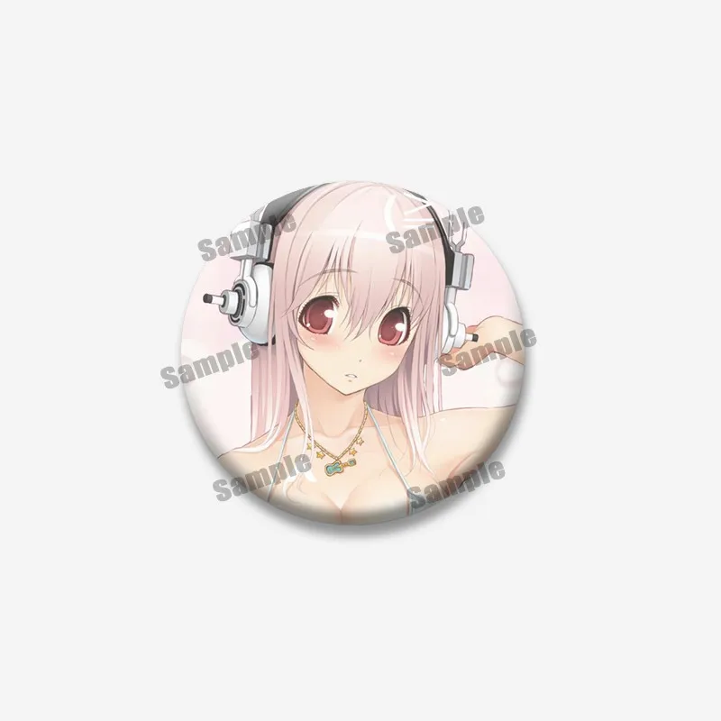 الكرتون الظاهري المغني سوبر سونيكو موضة بروش صفيح لينة زر دبابيس شارة مجوهرات لسترة حقيبة اكسسوارات المشجعين الهدايا