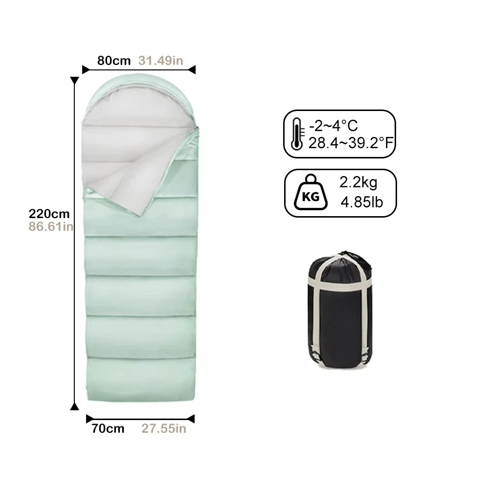 Waterproof Lightweight Adults Kids Outdoor Activities Hiking Traveling Backpacking Polyester Camping Sleeping Bag