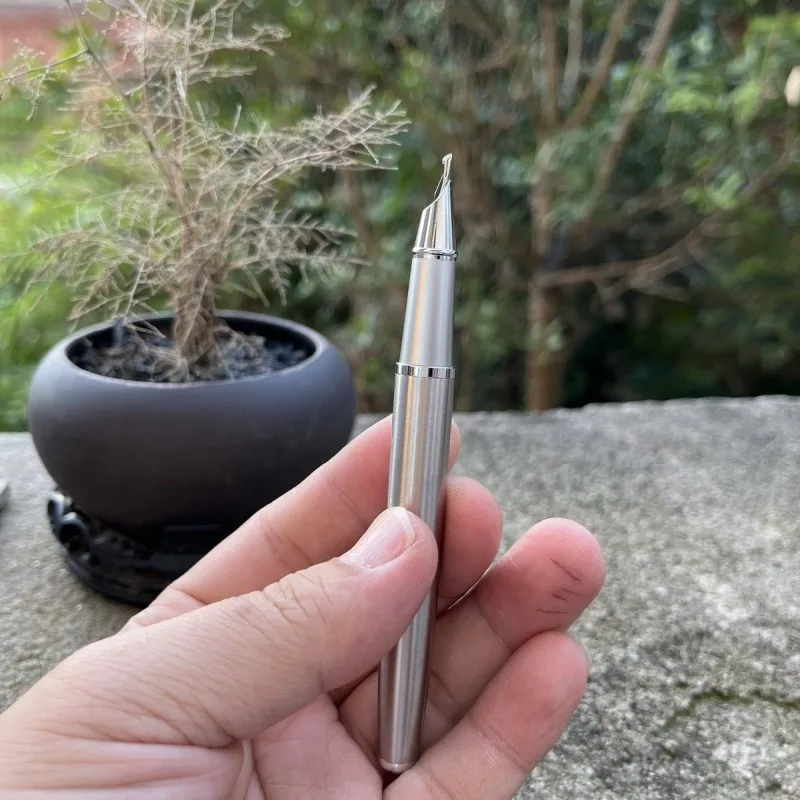 

Двухслойный длинный нож 3,0 мм, шлифовальная перьевая ручка, высококачественная каллиграфия, специальная темно-остроконечная ручка с ручной полировкой иридиевым золотом