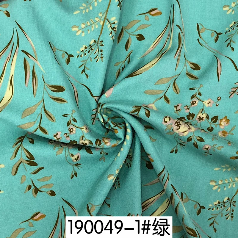 Soft Viscose Summer Daisy Rayon Fabric By  Floral Print Women\'s Dress Clothing Skirt Pajamas DIY Sewing Material 100x145cm