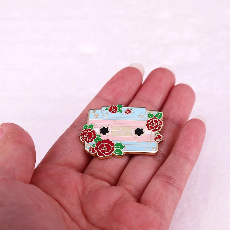 المتحولين جنسيا العلم mixbar المينا دبوس LGBT الموسيقى أغنية بروش queer فخر مجوهرات اكسسوارات #4