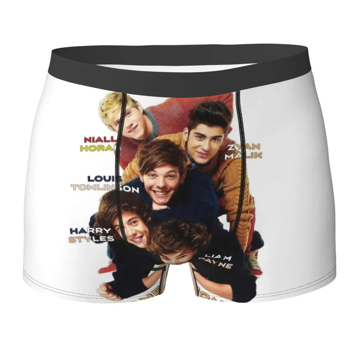 

Нижнее белье O-ONE Band Direction, английско-ирландские мужские трусы в стиле поп-мальчик, милые боксеры с принтом, популярные трусы-боксеры, большие размеры