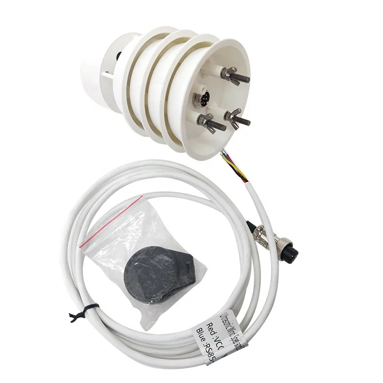 2026 CE RS485 Modbus Professional Anemometer  2 in 1 Mini Ultrasonic Wind Speed and Wind Direction Sensor Weather Station