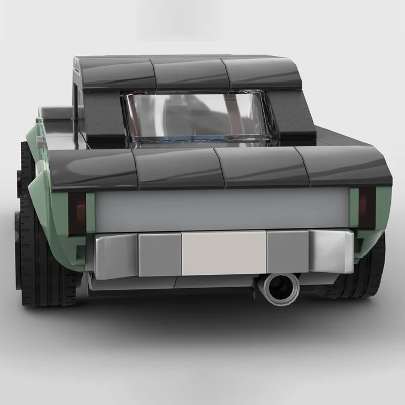 310 Stück MOC Dodge Dart Custom City Champions Super Car Modell Bausteine Architektur Weihnachtsgeschenke Spielzeug Idee Ziegel