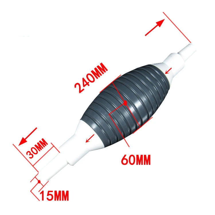 Universal Manual Fuel Pump High Flow Car Motorcycle Hand Siphon Water Fish Tank Oil Gasoline Petrol Diesel Liquid Transfer Tools