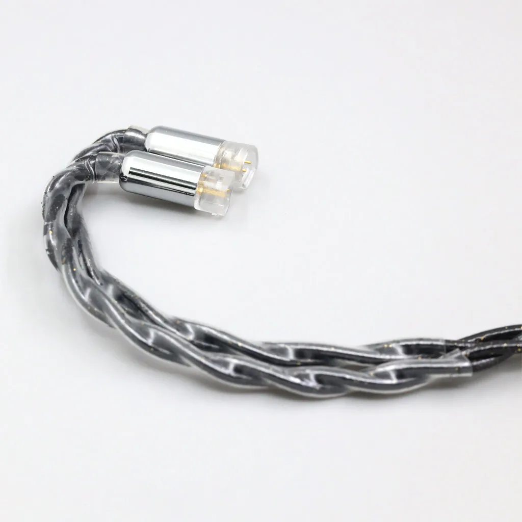 99% الفضة النقية البلاديوم الجرافين العائمة الذهب كابل ل Sennheiser IE8 IE8i IE80 IE80s دبوس معدني LN008358 #5