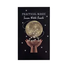 1Zestaw Praktyczna Magiczna Wewnętrzna Czarownica Wyrocznia Tarot Wersja angielska Przewodnik Gra karciana Gra planszowa