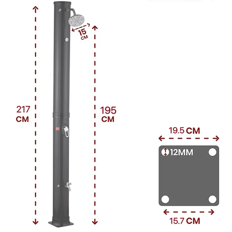 Уличная душевая колонна