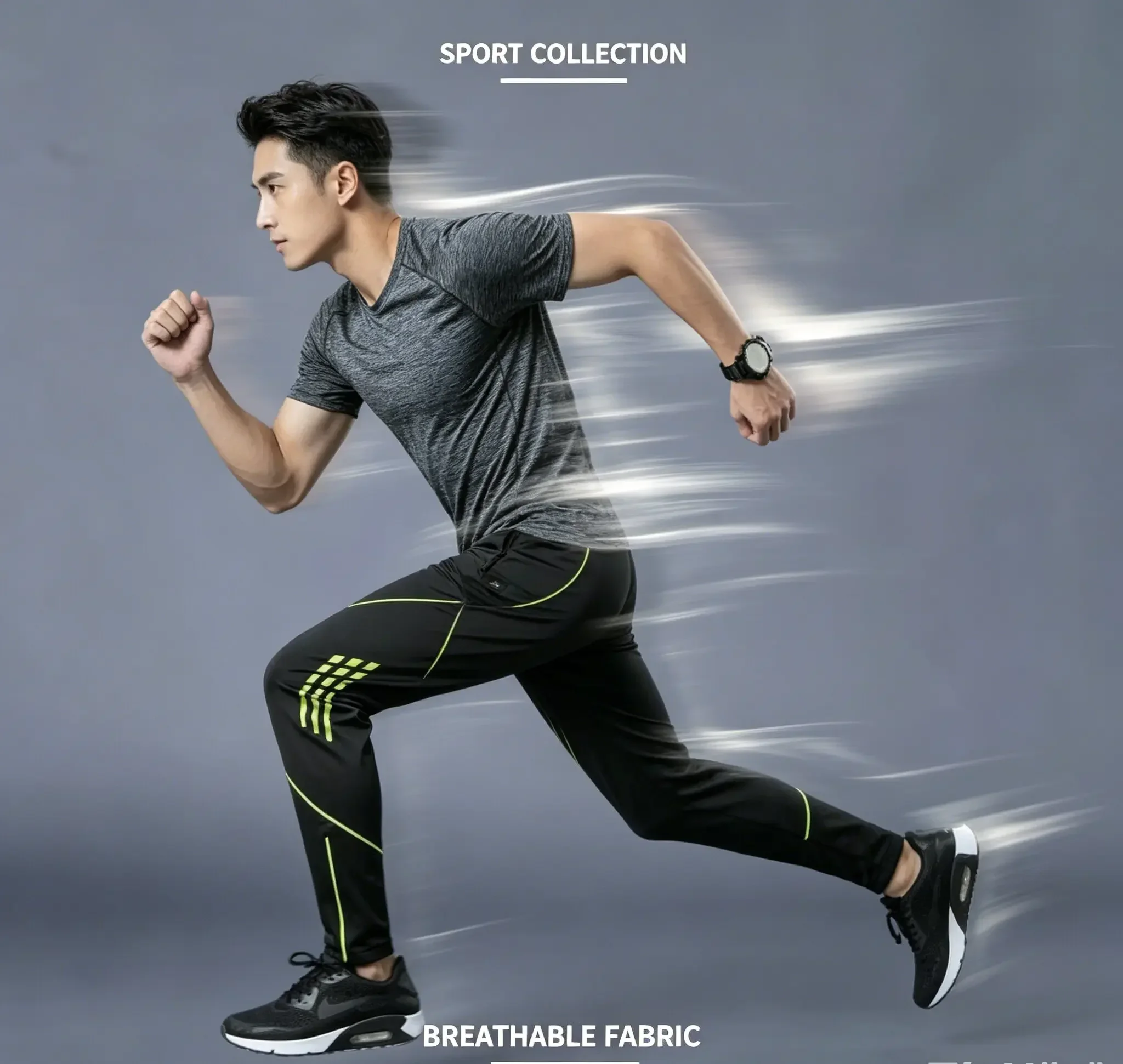 Running Pants for Men's Sports Football Comprehensive Training Pants with Pocket for Women's Fitness Thin Version Running Pants