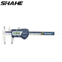 SHAHE IP54 Waterproof 100 mm 0.01 mm Digital Caliper Stainless Steel Electronic Vernier Caliper Micrometer Measuring Tool