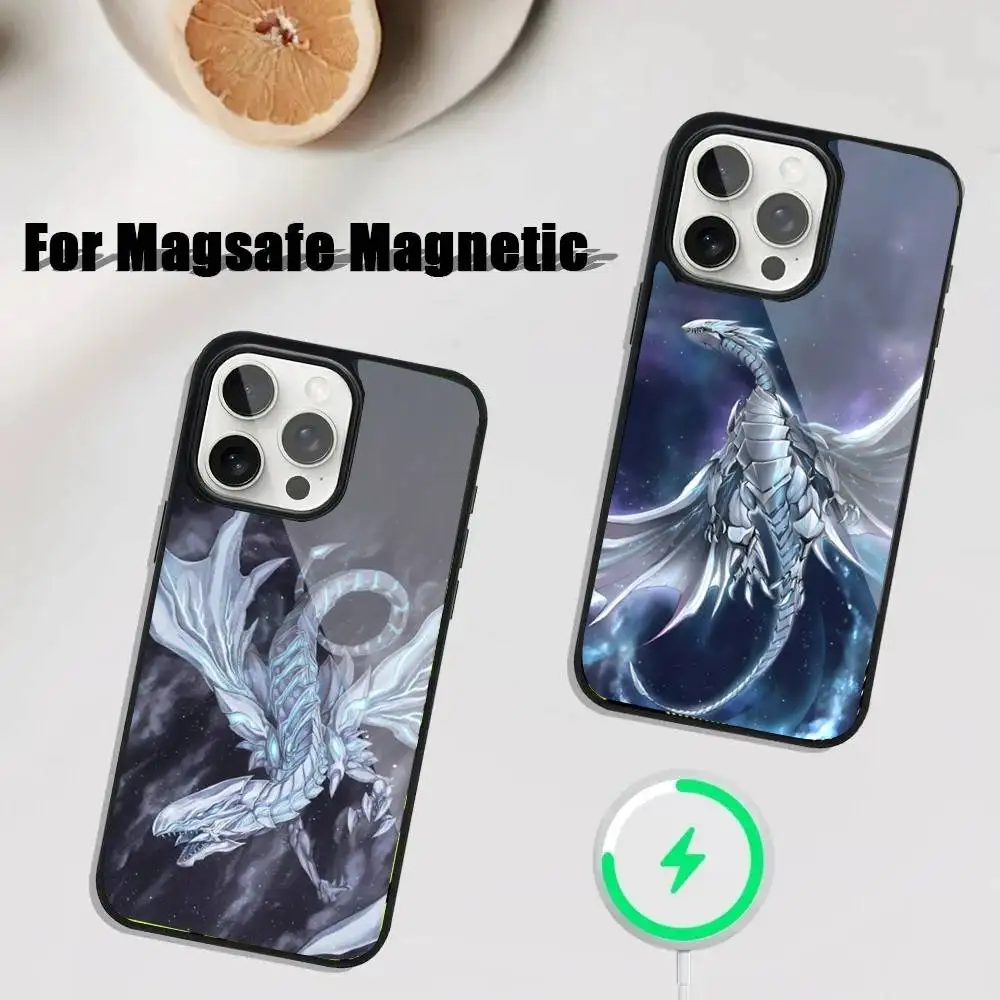 

Blue-Eyes W-White D-Dragon Phone Case For iPhone 17,16,15,14,13,12,11,Pro,Max,Plus,Mini,SE4,E Magnetic Magsafe Wireless Charging