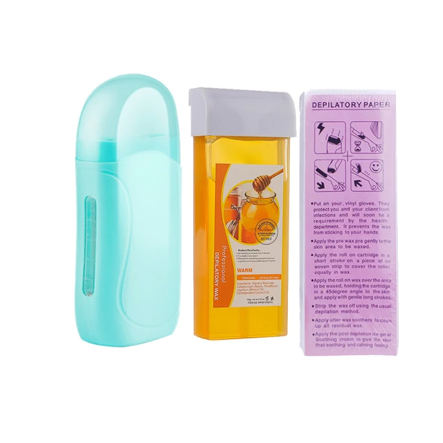 전문 단일 휴대용 제모기 왁스 제모기, EU 플러그 포함, 휴대용 제모기 롤 온 왁스 히터