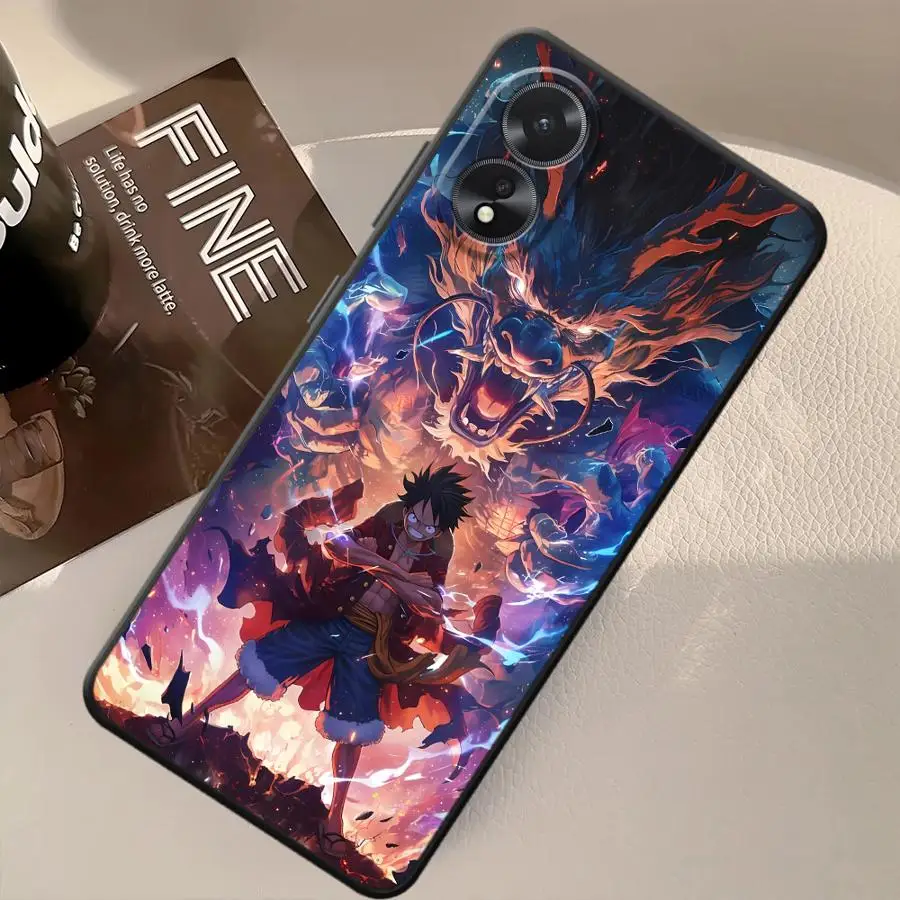 

Чехол для Oppo A52 A12 A36 A53 A16 A33 A71 A9 A38 A17 A32 A73 A15 A32 A11 A37 A18 A31 A72 A54 Чехол для телефона Cool Luffy Anime