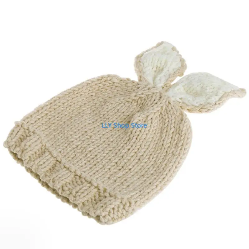 T8UD زي التصوير الفوتوغرافي للأطفال حديثي الولادة ملحقات التصوير السراويل القصيرة والدعائم القبعة #3