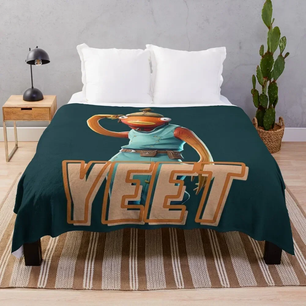 

fishstick yeet 119 Throw Blanket Plush Fuzzy Cozy Blanket for Couch Sofa