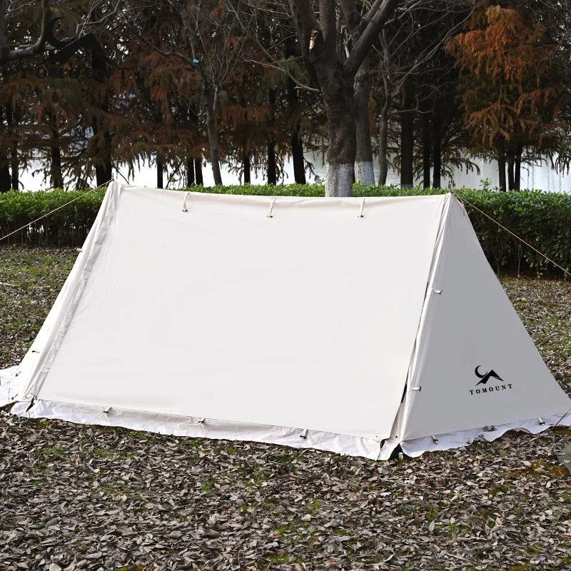 Outdoor BC Camping Cotton Army Green Tent 1-2 People Single Layer Portable Rainproof Wild Survival Ventilation Canopy Shelter