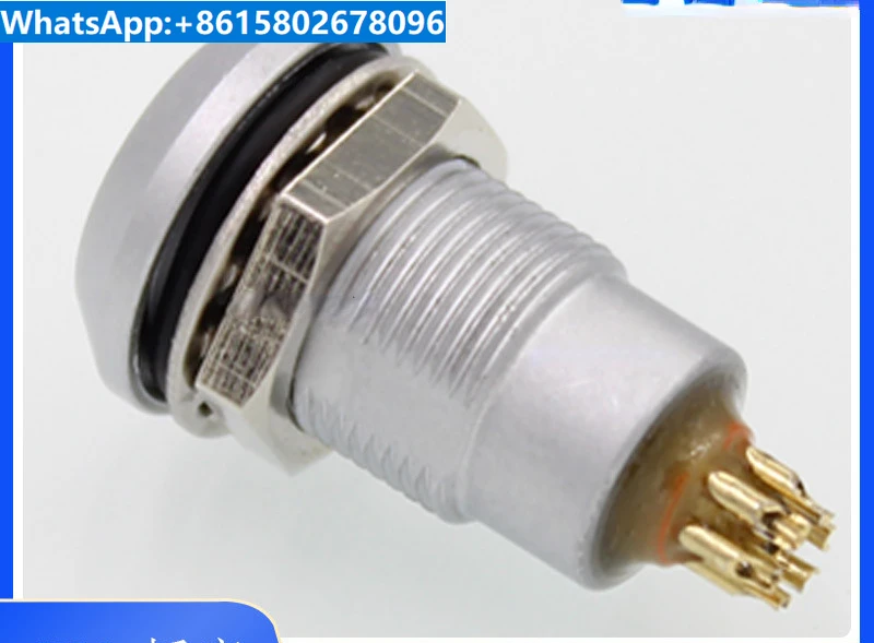 

Precision compatible Swiss plug connector watertight socket HGG socket 0B 4-core connector 00B