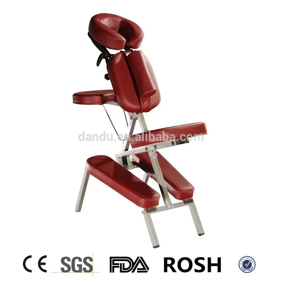 Master Massage Gymlane Factory Custom Metal Stainless Folding Adjustable Tattoo Chair Portable Massage Chairs with Carrying Case