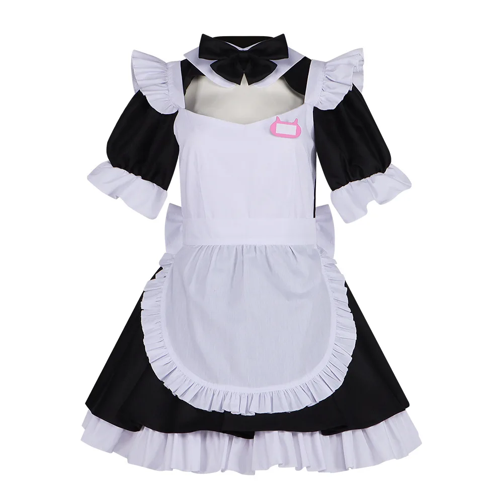 

Костюм для косплея «Первая одна – это будущее» с кроличьими отверстиями, наряд горничной, милый стиль Мику, косплей, двумерное аниме