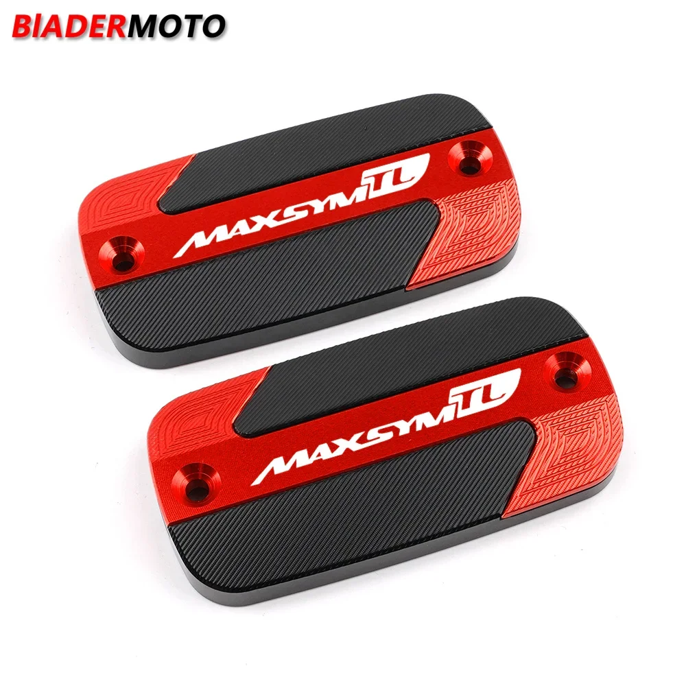 Motorcycle CNC Aluminum Front Brake Fluid Reservoir Cap Cylinder Cover For SYM MAXSYM TL 500 508 Maxsym TL500 TL508 2020-2022