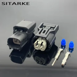 1 Set 2 Pin Automotive Waterproof Electric Wire Harness Connector Male Female Inlet Pressure Sensor Plug 6188-0589 6189-0890