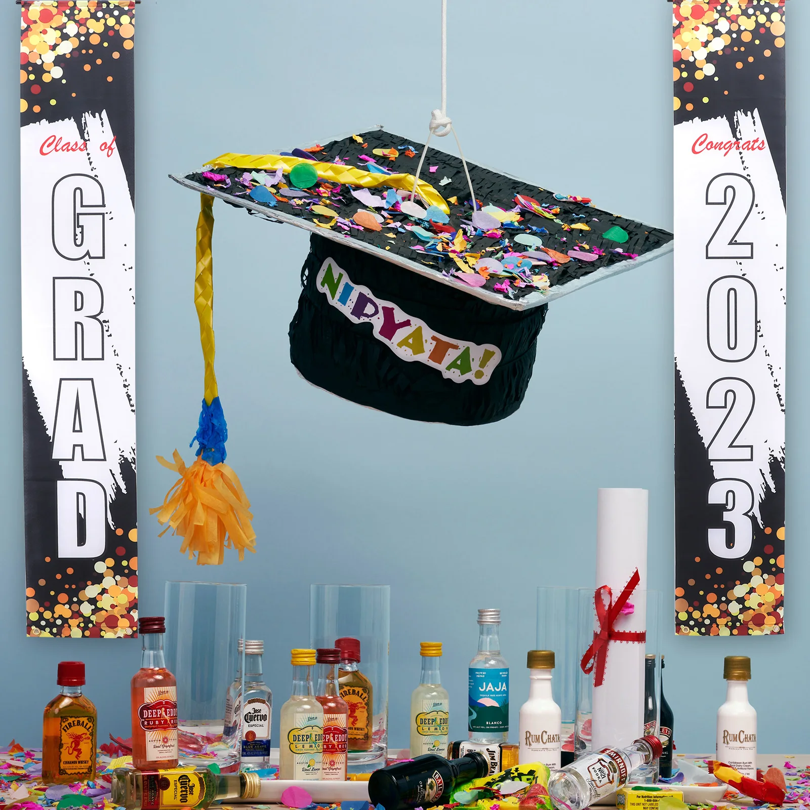 

2023 Graduation Decorations Door Hanging Banners Couplets Porch Signs Seasonal Party Supplies Festive Atmosphere Celebrate Grad