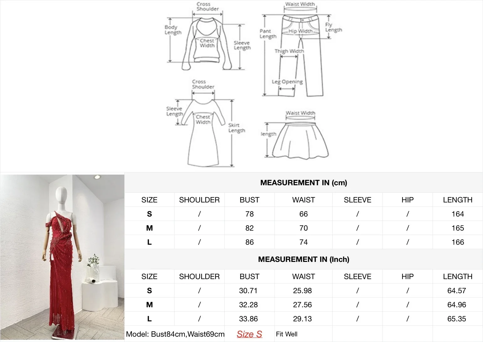 2024 Herbst rot aus geschnitten eine Schulter Diamanten Pailletten Seitens chlitz Maxi sexy Kleid für Frauen