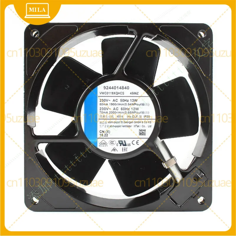 For 4586Z EBM fan 230V 13W All metal high-temperature resistant axial flow cooling fan