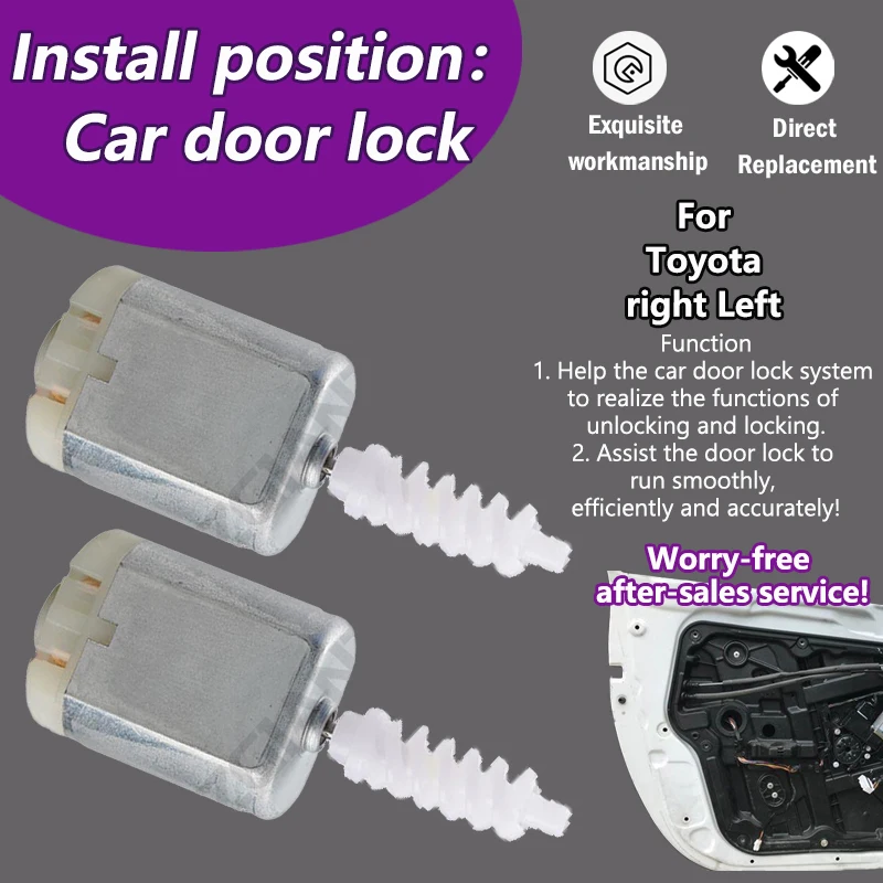 

AZGIANT For Toyota Crown 2018-2023/Vellfire Alphard MK3 2015-2022 Car Central Door Lock Latch Module 12V DC Motor FC-280SB-15240