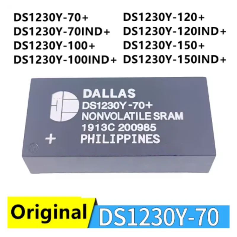 DS1230Y-120IND+ DS1230Y-70 DS1230Y-70IND DS1230Y-100 DS1230Y-100IND DS1230Y-120 DS1230Y-150 DS1220Y-100IND CHIP