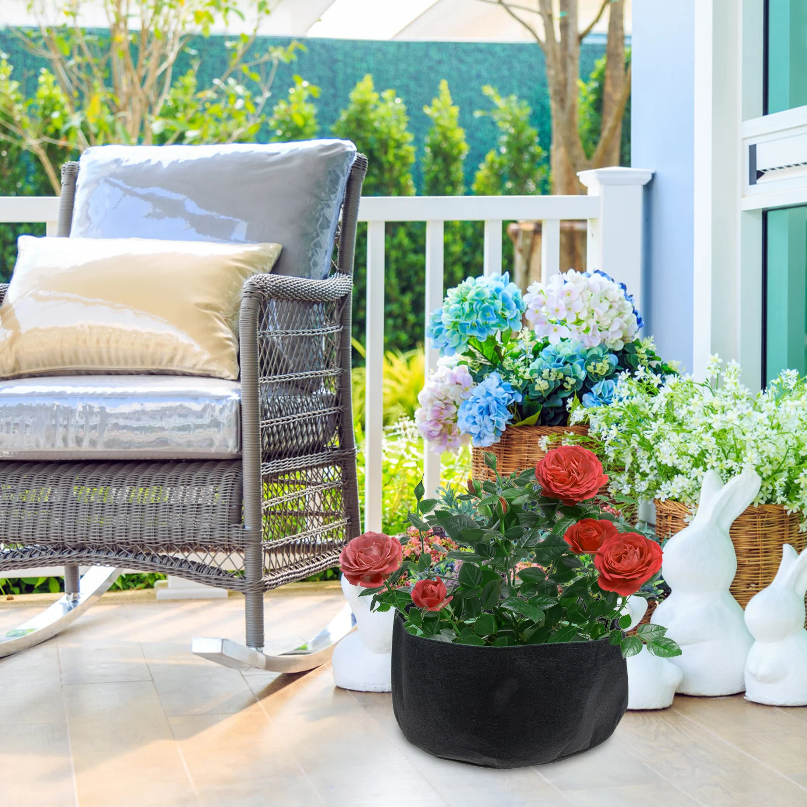 

5 Gallon Planting Bag Thickened Non-Woven Grow Bag for Vegetable Fruit Succulent Indoor Outdoor Garden Use Nursery Pouch