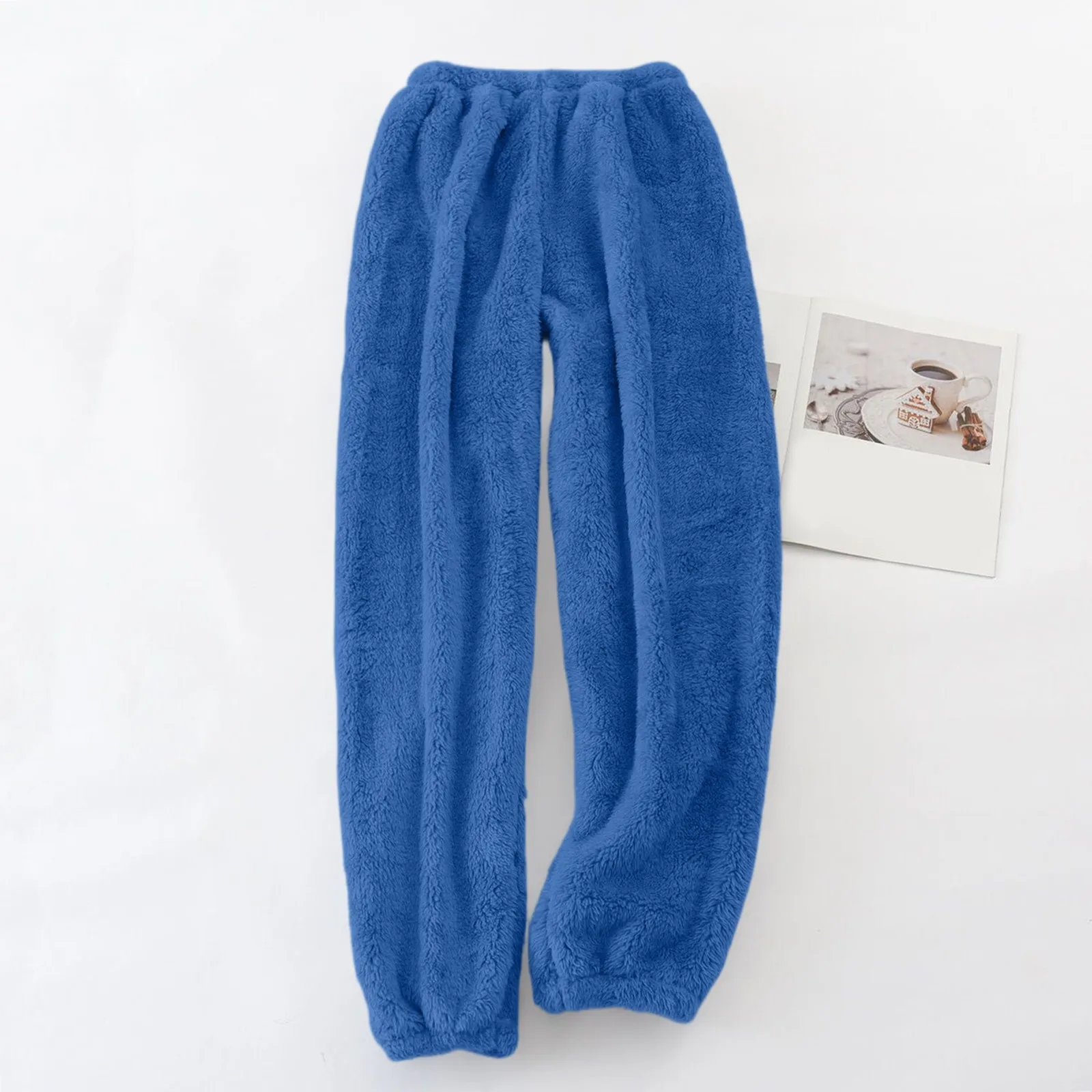 

Женские простые однотонные плюшевые удобные зауженные брюки, модные осенне-зимние теплые повседневные мягкие пижамные брюки