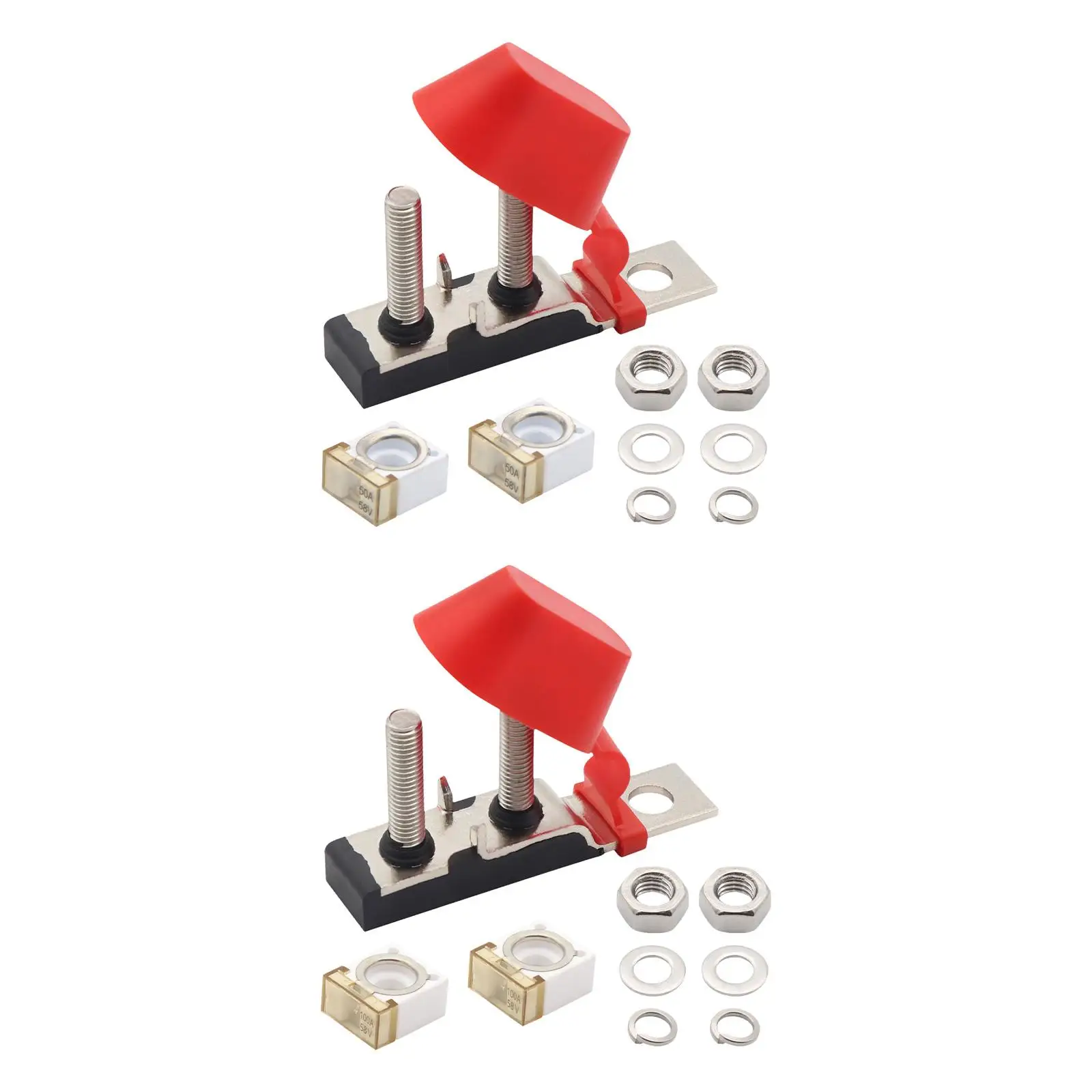 Mrbf Terminal Fuse Block Kit Practical Fuse Mount for Vehicles Boat Car