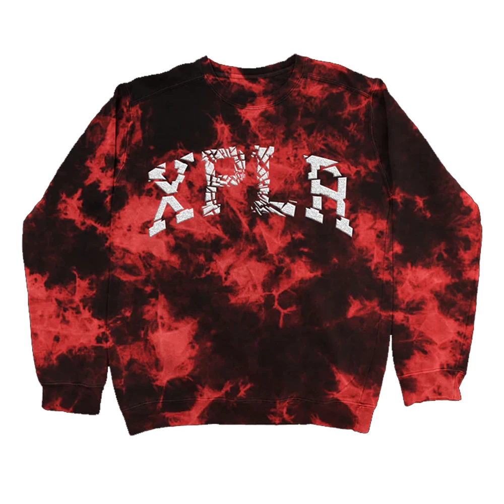 

Men's Clothes XPLR Shatter Red Tie Dye Sam and Colby Merch Pullover Hoodies Unisex Sweatshirt Pants Two Piece Set Men Women Suit