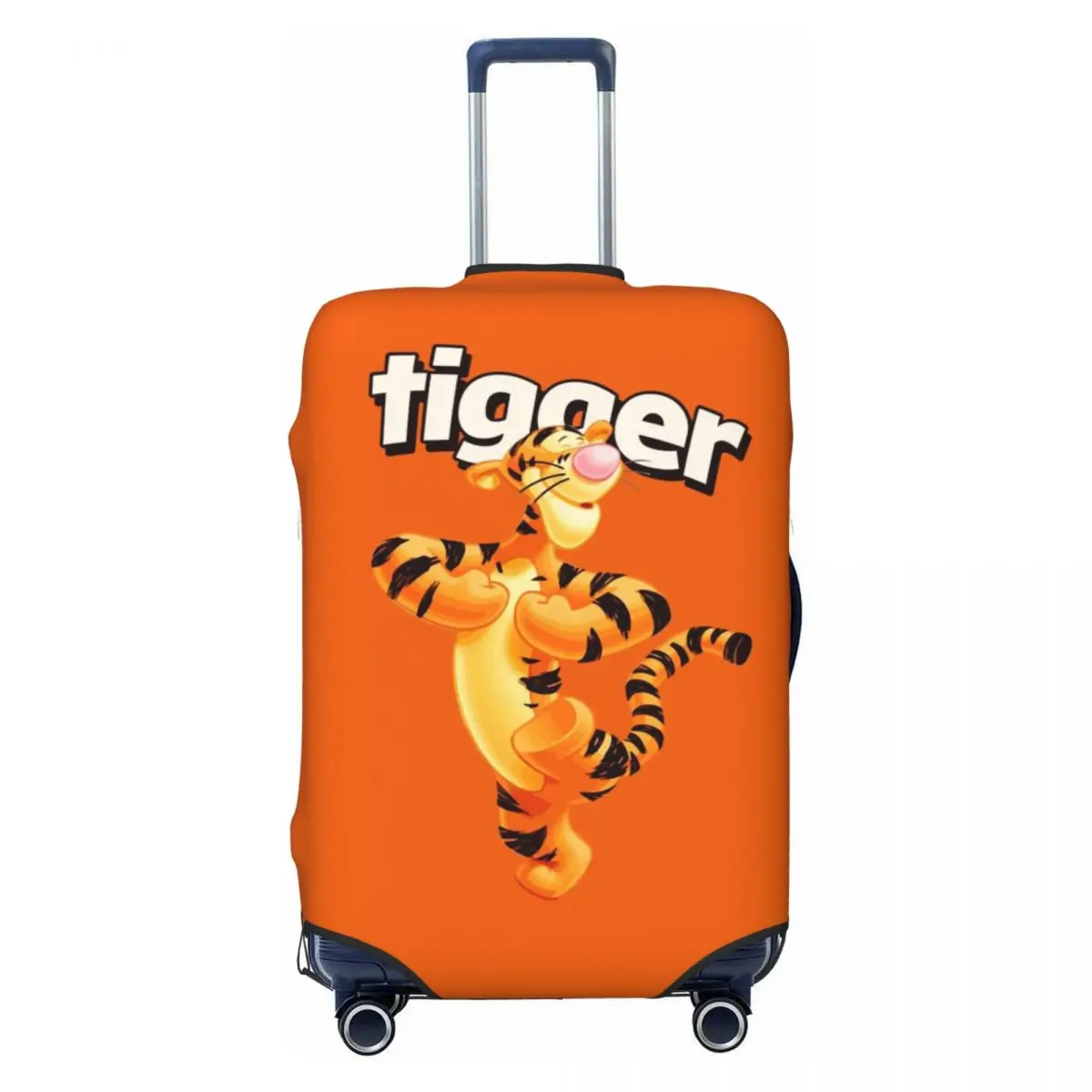 

Custom Winnie The Pooh Tigger Cartoon Luggage Cover Funny Suitcase Protector Covers Suit For 18-32 inch