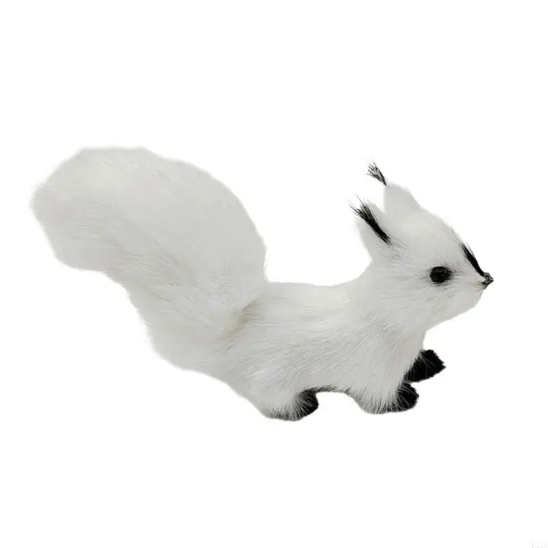 2025 New Artificial Squirrels Craft Simulated Stuffed Animal Plush Toy for Tree Ornaments