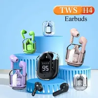 Wireless Bluetooth 5.3 Headset T2 TWS Headphones ENC Headphones LED Power Digital Display Stereo Sound Earphones for Sports