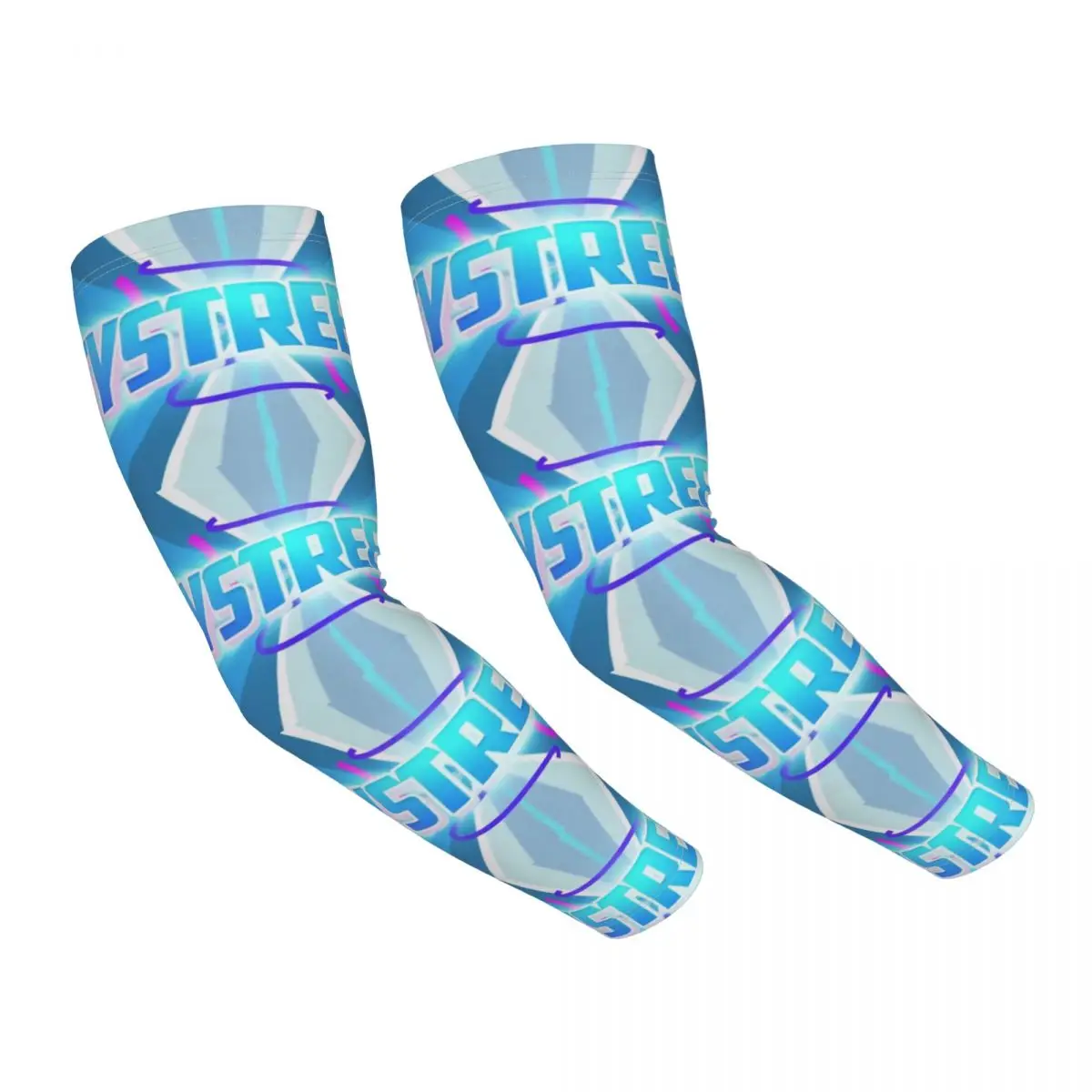 مضحك EYstreem في الهواء الطلق أكمام أذرع تبريد الشمس الأشعة فوق البنفسجية غطاء الصيف الحرير الجليد ركوب الدراجات أكمام الوشم