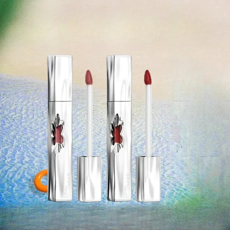 Flower Heart Lip Mud Matte Velvet Matte Lip Lacquer Lipstick White Lasting