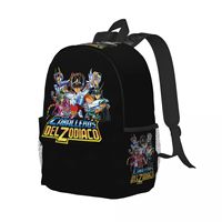 Knights Of The Zodiac Saint Seiya Backpack Student Boys Girls BookBag Children School Bag Laptop Shoulder Bags for Men Women