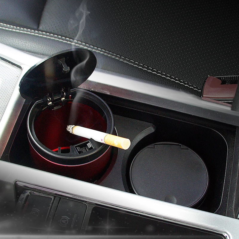 Portable Car Ashtray Cigarette Ash Holders Accessorie For Nissan sentra Serena maxima Versa Juke Micra rogue tiida x-trail nismo