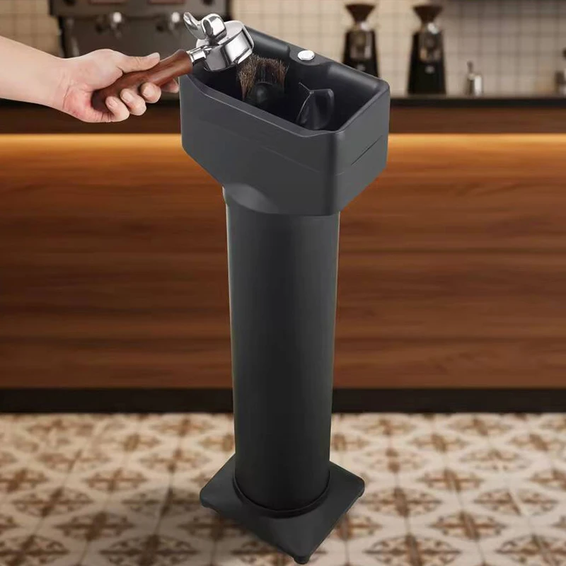 16L Electric Espresso Portafilter Cleaner Coffee Grounds Knock Box  Dual  DC Motor Automatic Coffee Machines Handle Cleaner