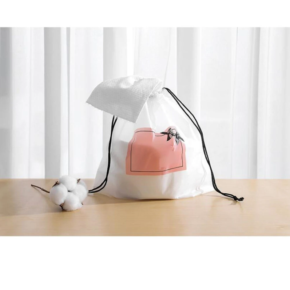 2 paczki grubych, chłonnych ręczników do mycia twarzy, przenośne, jednorazowe, bawełniane chusteczki do twarzy, do użytku w podróży i na zewnątrz.