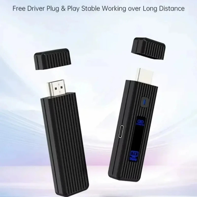 1080P 50M لاسلكي HDMI-متوافق مع جهاز إرسال واستقبال الفيديو موسع محول جهاز استقبال للتليفزيون دونغل للكاميرا والكمبيوتر المحمول لمراقبة