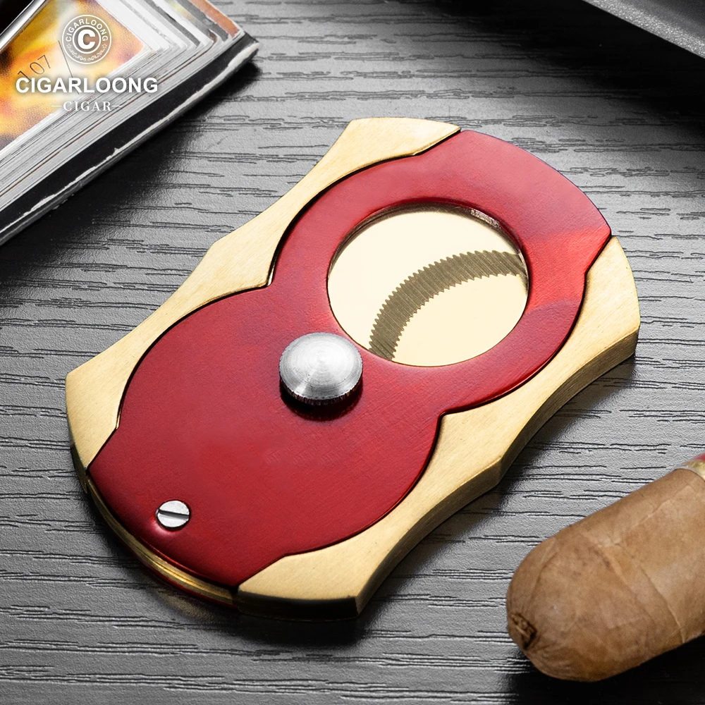 Cigar Cutter Sharp Stainless Steel Large Caliber Thick Double-edged Multi Style Portable Travel Cigar Accessories Cutter CE-25D2