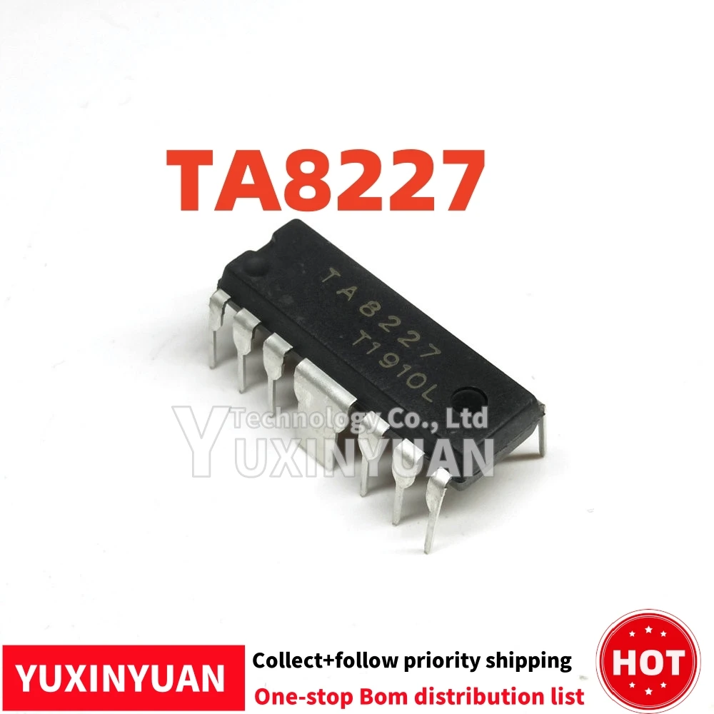 5pcs/lot TA8227 DIP14 IC  IC IN STOCK  100%good YUXINYUAN